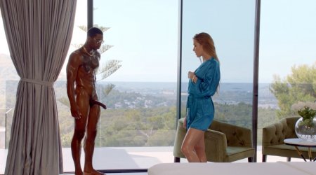 Красивая милашка на курорте не устояла перед толстым членом чернокожего ловеласа — измена мужу неизбежна!